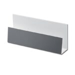 Cladding U-Trim Slate Grey Smooth
