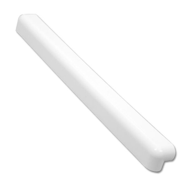 External Bullnose Fascia Corner White 500mm