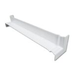 Internal Ogee Fascia Corner White 500mm
