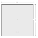 Toughened Replacement Glass Unit 28mm - Argon Filled Double Glazed Unit (4/20/4) 250x250