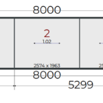 COR Vision Plus Sliding 8000mm x 2100mm Aluminium Lift and Slide Door