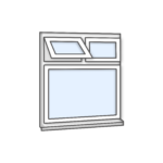 W15 Window - Kömmerling 70 Profile - 1200x1200mm - White