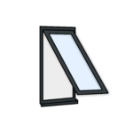 Aluminium Top-Hung Window - Cortizo Casement 600x1200 mm W1