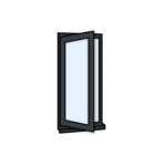 Aluminium Side-Hung Window - Cortizo Casement 600x1200 mm W2 R