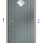 Geddes Cottage Composite Door by Portico Doors