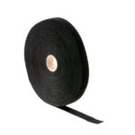 Hook and loop fastener, double-sided - HOKLP-DB-BLACK-W20MM-L25M