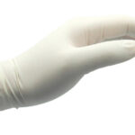 Disposable gloves latex, powder-free - PROTGLOV-CREAM-LATEX-L