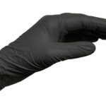 Disposable gloves nitrile black powder-free - PROTGLOV-BLACK-NITRILE-M