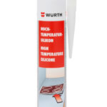 Silicone sealant, high temperature - SILSEAL-HITEMP-CARTRIDGE-RED-310ML