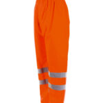 Hi-vis rain trousers - RAINTROUSERS HIVIS ORANGE S