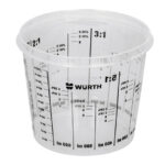 Lacquer mixing cup - LACMIXCP-CLEAR-385ML