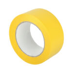 Premium Yellow High-Visibility Self-Adhesive Floor Marking Tape - 50mm x 33m Roll