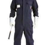 Overalls, antiflame, dark blue - WELDCLTH-FLAME-RESISTANT-COVERALS-SZXXL