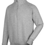Work zip-neck sweater Job+ - SWEATSHIRT 1/2 ZIP JOB+ GREY L