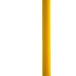 Yellow and Black Retractable Safety Barrier Post - 50mm x 4m