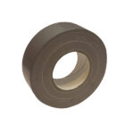 Linen adhesive tape, PE-coated fabric - ADHTPE-LIN-BLACK-PE-50MMX50M