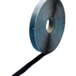 Self-adhesive hook and loop fastener - HOKLP-SA-EYELETS-BLACK-L10M
