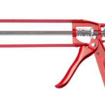 Manual caulking gun for cartridges Basic - MANCLKGGUN-CART-SILICONE-RED-380ML