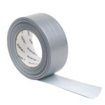 Polyester fabric adhesive tape - ADHTPE-TEXTILREINFD-SILVER-50MMX50M
