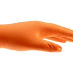 Disposable gloves nitrile Grip orange - PROTGLOV-NITRILE-GRIP-ORANGE-XXL
