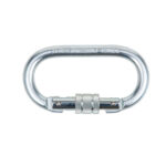 Screw gate carabiner oval - SCRCARBN-FALLPROT-OVAL-ST