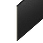 Upvc Flat Plastic Board Black Ash - 150mm Wide x 1 Metre Long