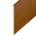 Eurocell Golden Oak PVC Flat Plastic Utility Board - 150mm x 1m