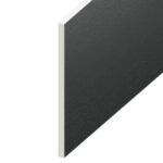 Eurocell Upvc Flat Plastic Board Anthracite Grey - 150mm Wide x 1 Metre Long