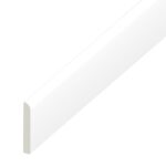 Eurocell UPVC Door Window Finishing Trim Architrave White (5 Metres Long) (95mm)