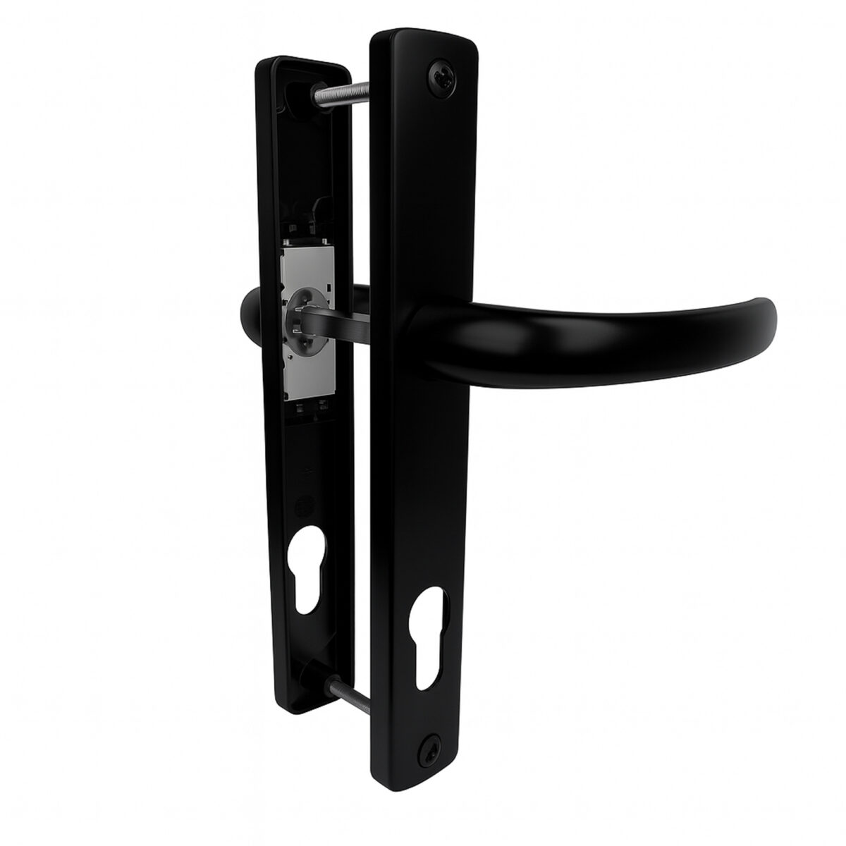 Windows4You UPVC Door Handle with Spring Cassette – 92PZ 215mm Sprung Lever for Front, Patio & French Doors – Chrome, White, Black – Set of 1 - Image 12